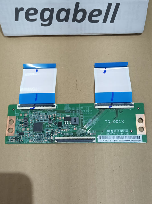 PLACA T-COM, TD-001X, DE TV XIAOMI TV L55MA-SEU, NUEVA