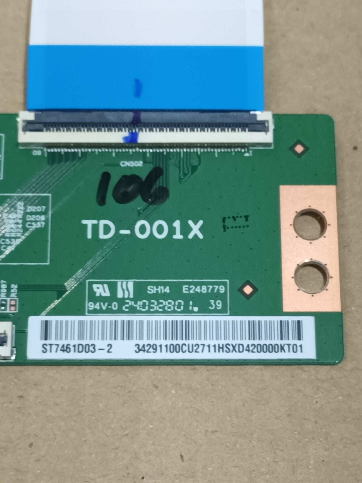 PLACA T-COM, TD-001X, DE TV XIAOMI TV L55MA-SEU, NUEVA