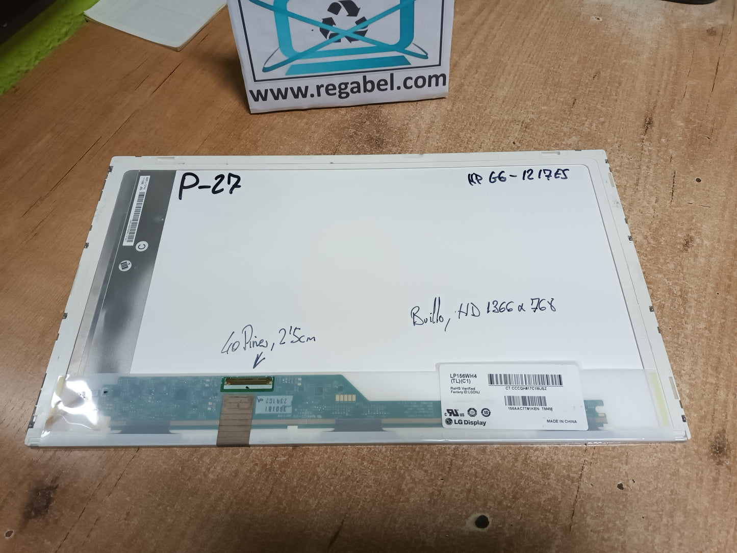 PANTALLA LP156WH4 (TL) (C1),