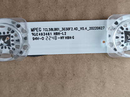 TCL 58LB01, KIT 1 TIRA LED NUEVA, (ref,94)