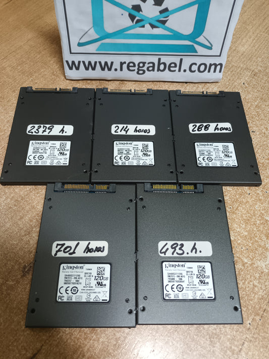 LOTE DE 5 DISCOS SOLIDOS SSD 120gb,