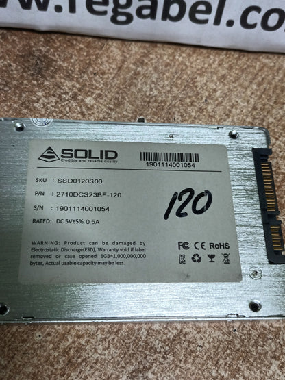 Disco SSD 120GB SOLID