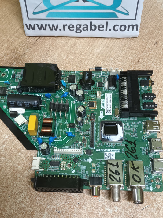 TP.MS3663S.PB803, PLACA MAIN TV HKC 50f2 (ref-261)