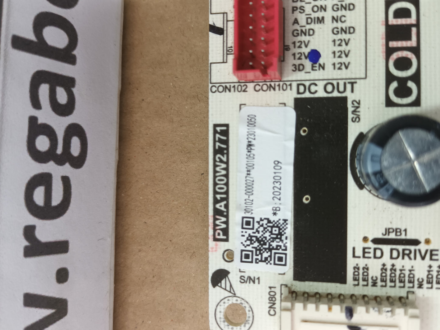 PW.A100W2.771, de TCL 55P635, NUEVA