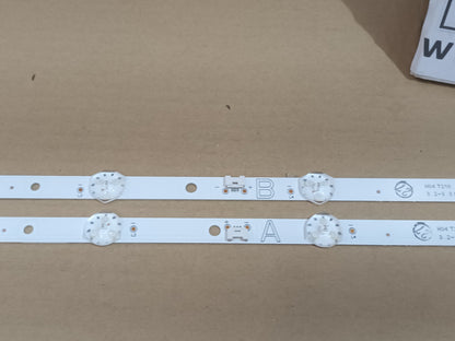 Kit 2 tiras LED Toshiba 32L3163DG
