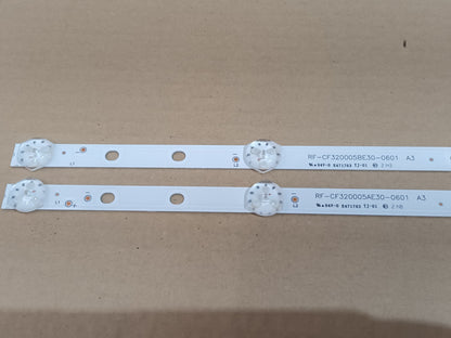 Kit 2 tiras LED Toshiba 32L3163DG