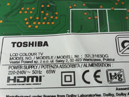 Kit 2 tiras LED Toshiba 32L3163DG