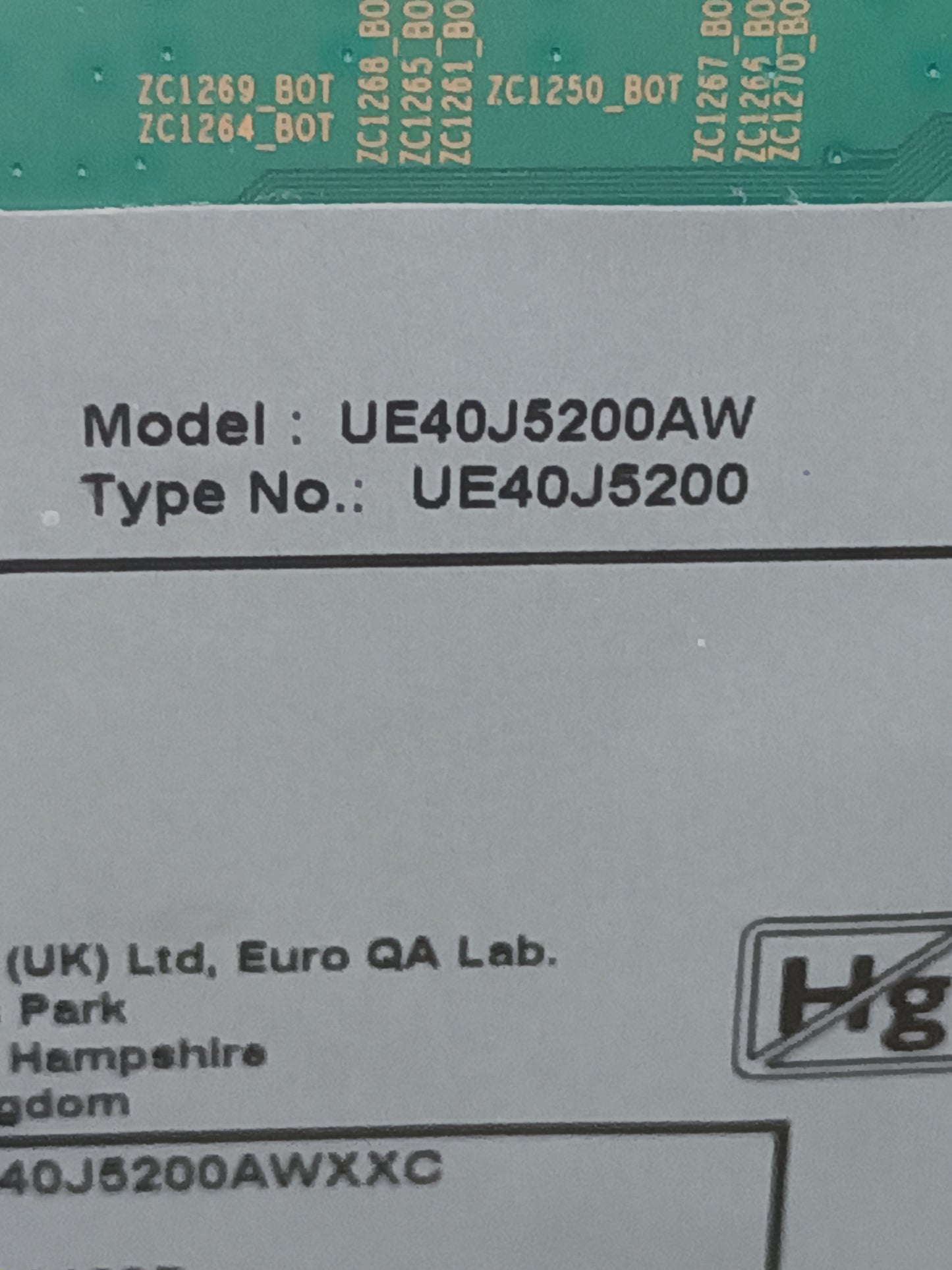 SAMSUNG UE40J5200AE, componentes, (ref-184)