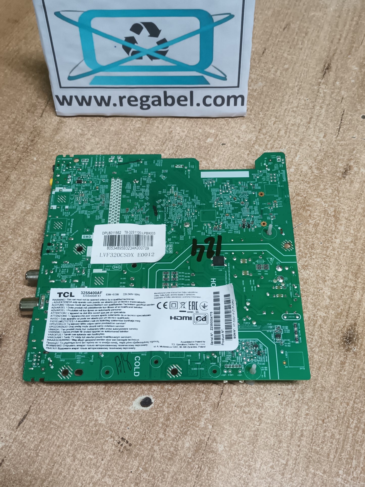 40-MT21XA-MPD2HG-C, PLACA MAIN, (M-124)