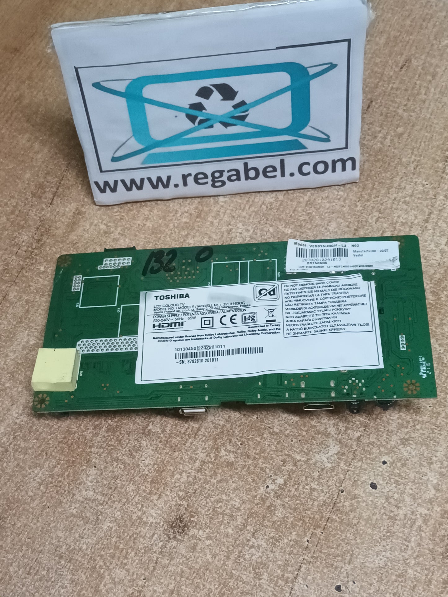 17MB181TC, PLACA MAIN TOSHIBA, ref-132