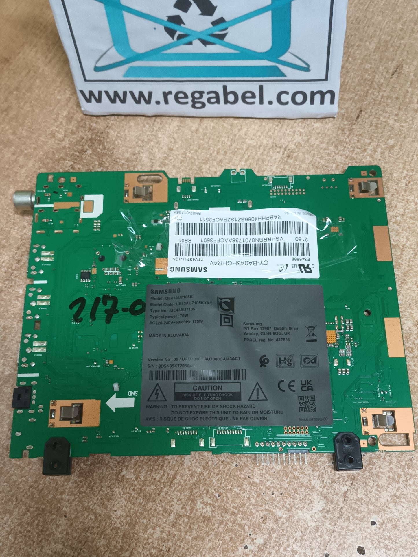 Placa base TV Samsung BN94-50991D, ref-217