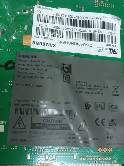 Placa base TV Samsung BN94-50991D, ref-217