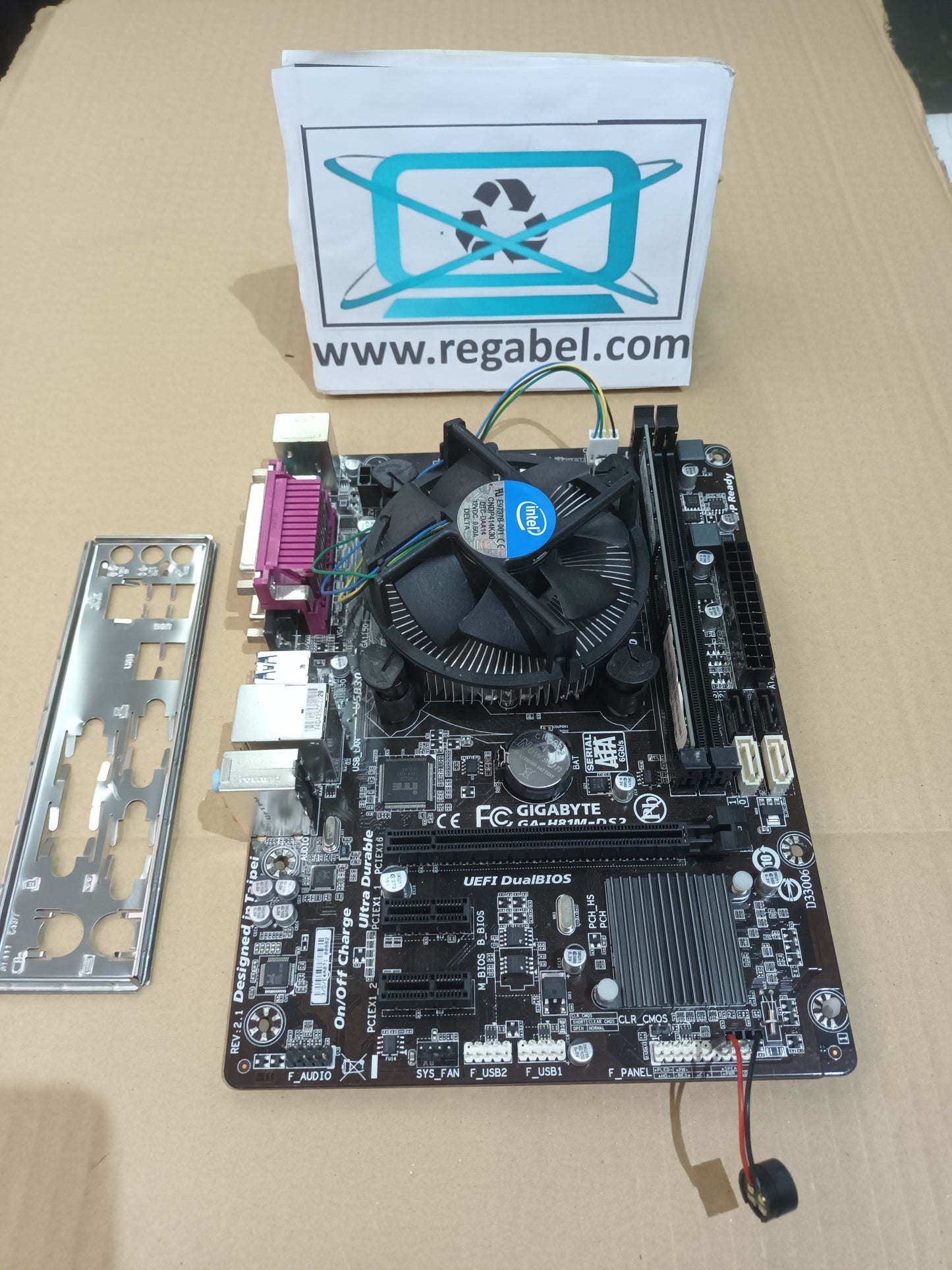 Placa base Gigabyte GA-H81M-DS2, (ref-4)
