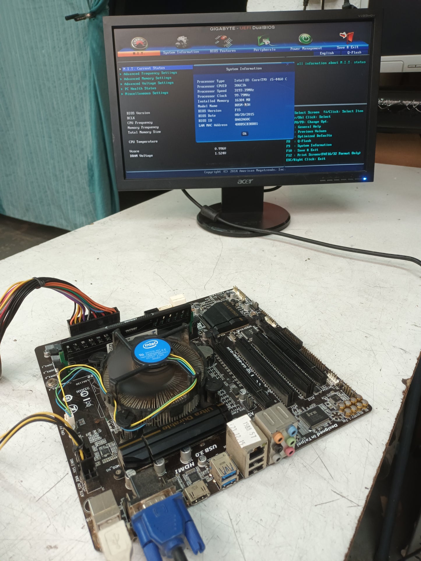 Placa base Gigabyte GA-B85M-D3H, (ref-8)