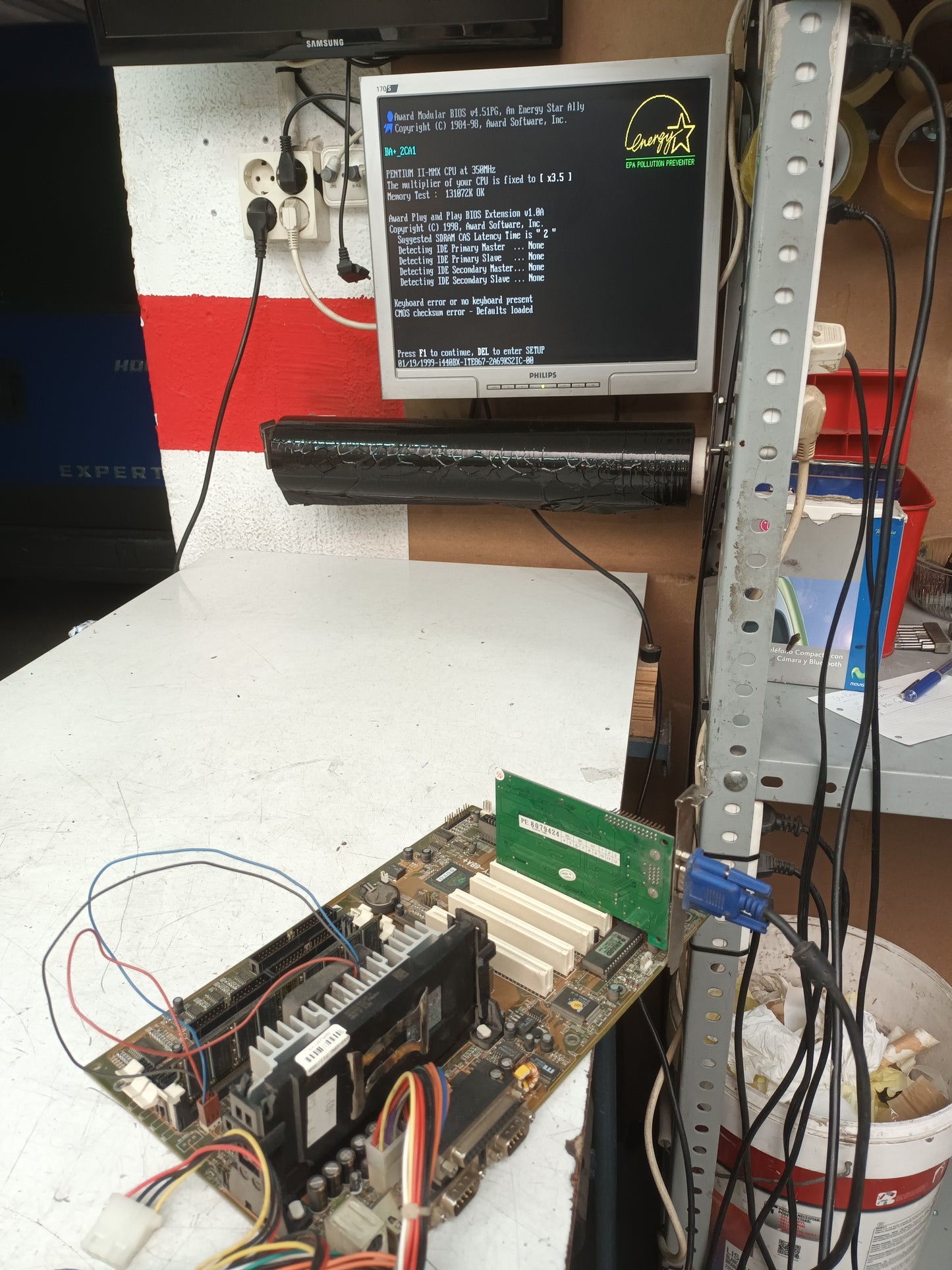 Placa base SOYO SY-6BA+ Pentium II, 350MHZ