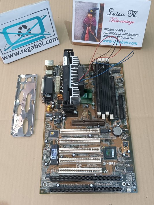 Placa base SOYO SY-6BA+ Pentium II, 350MHZ