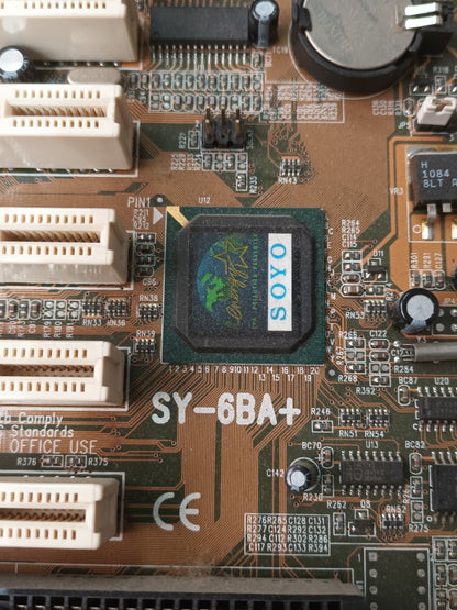 Placa base SOYO SY-6BA+ Pentium II, 350MHZ