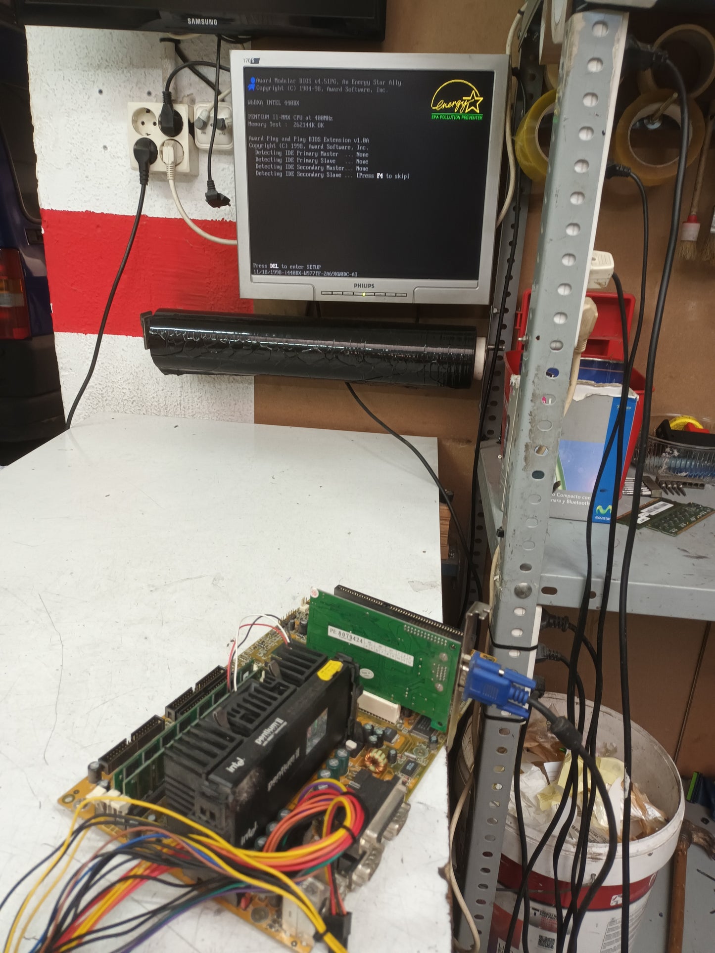 PLACA BASE, PROCESADOR PENTIUM II, 400MHZ, (PL-27