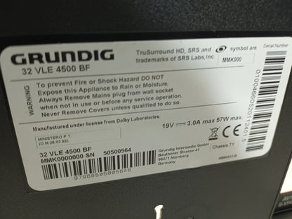 Soporte TV GRUNDIG 32VLE4500BF, (ref-69)