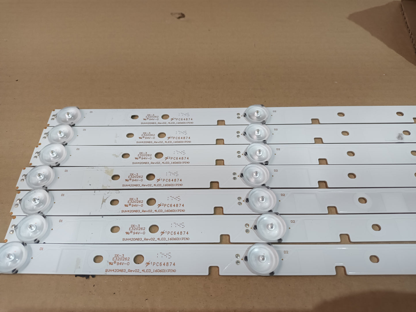 HISENSE H43N5300, KIT TIRAS LED (ref,168)