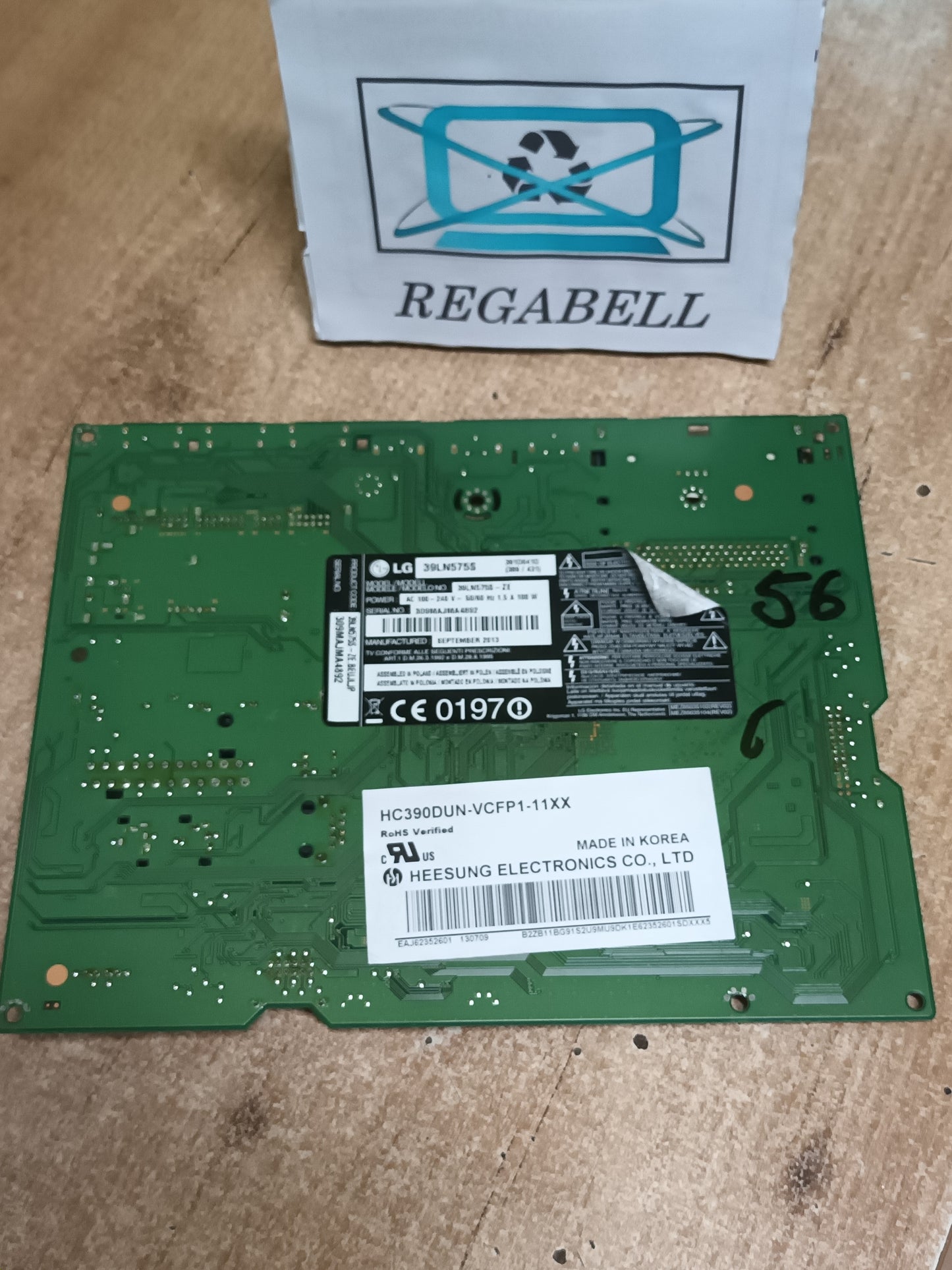 EAX64797003(1.2), placa main LG, (M-56)