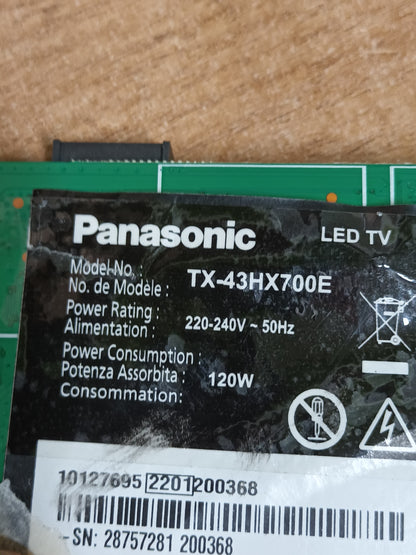 17IPS72, PSU DE TV PANASONIC TX-43HX700E