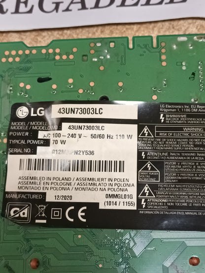 EAX69083603(1.0), PLACA MAIN LG43UN73003LC