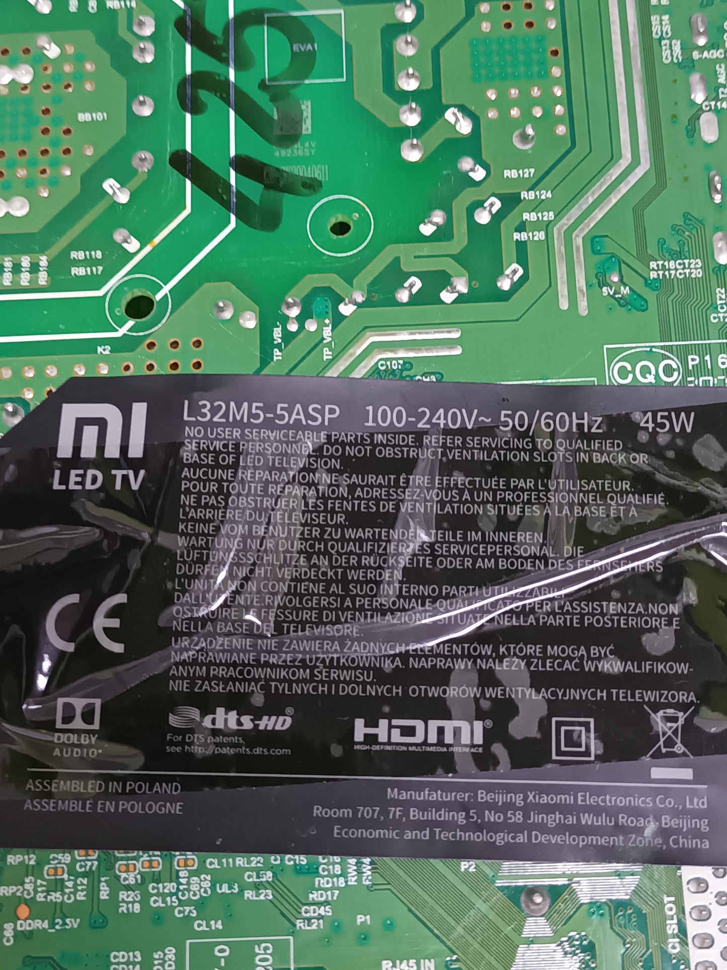 TPD.MS6683.PB792, PLACA MAIN XIAOMI L32M5-5ASP