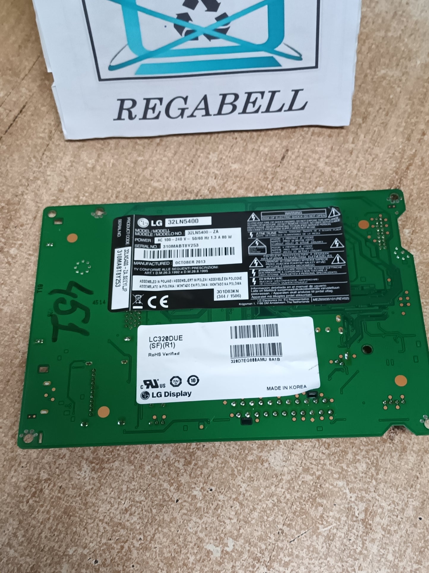 EAX64891403(1.0), placa main de TV LG32LN5400