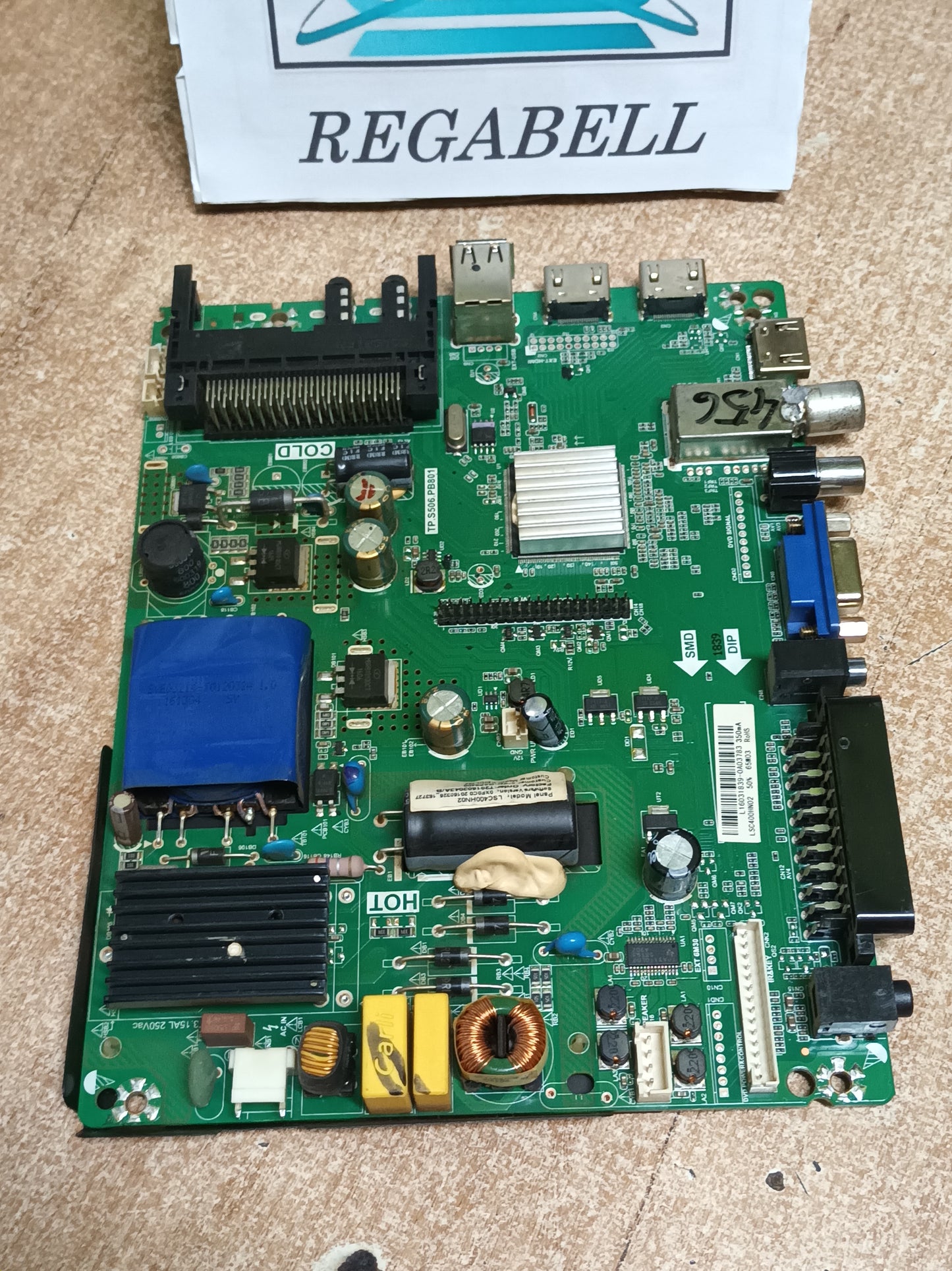 TP.S506.PB801, PLACA MAIN TD SYSTEMS K40DLT5F