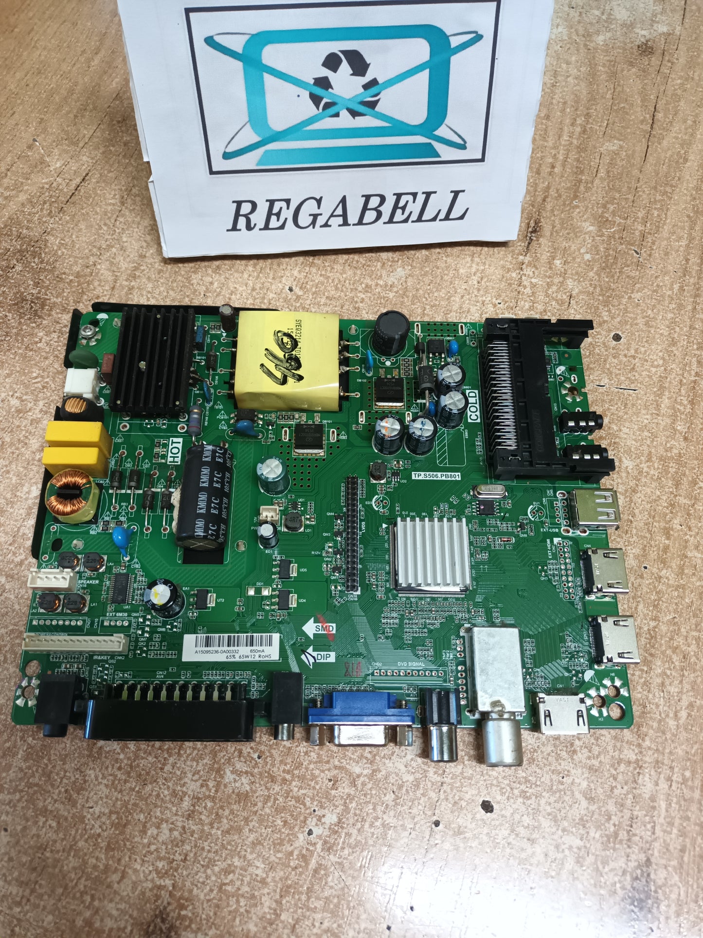 TP.S506.PB801, PLACA MAIN NEVIR NVR-7406-39HD-N