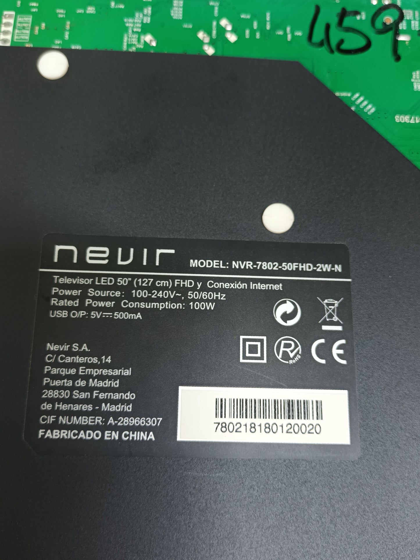 HK.T.RT2938P838, MAIN NEVIR NVR-7802-50FHD-2W-N