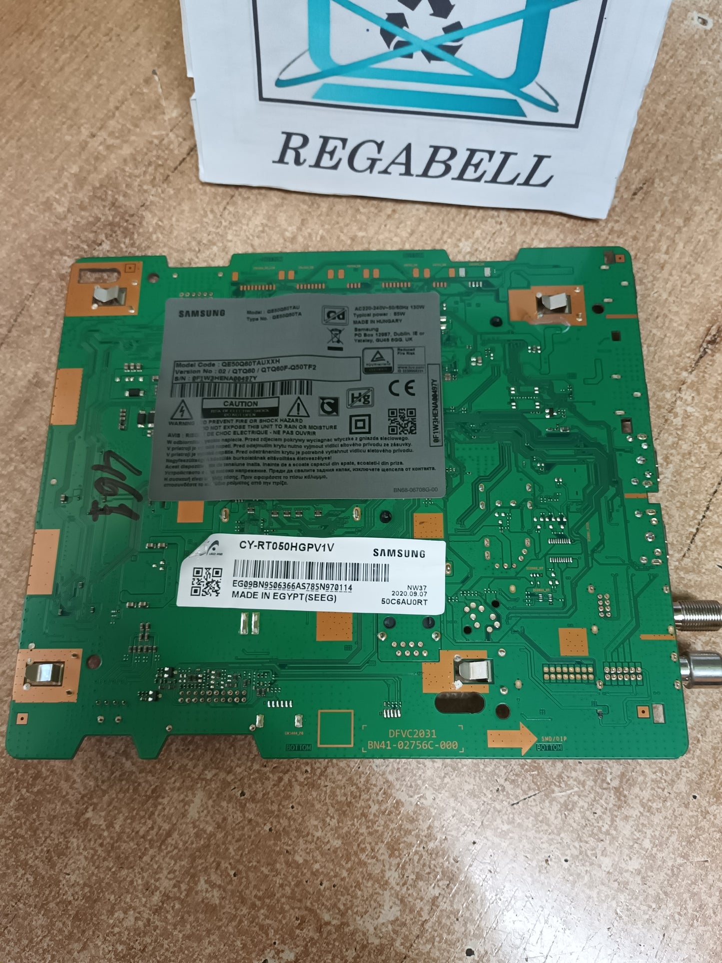 BN94-15733H, PLACA MAIN SAMSUNG QE50Q60TAU