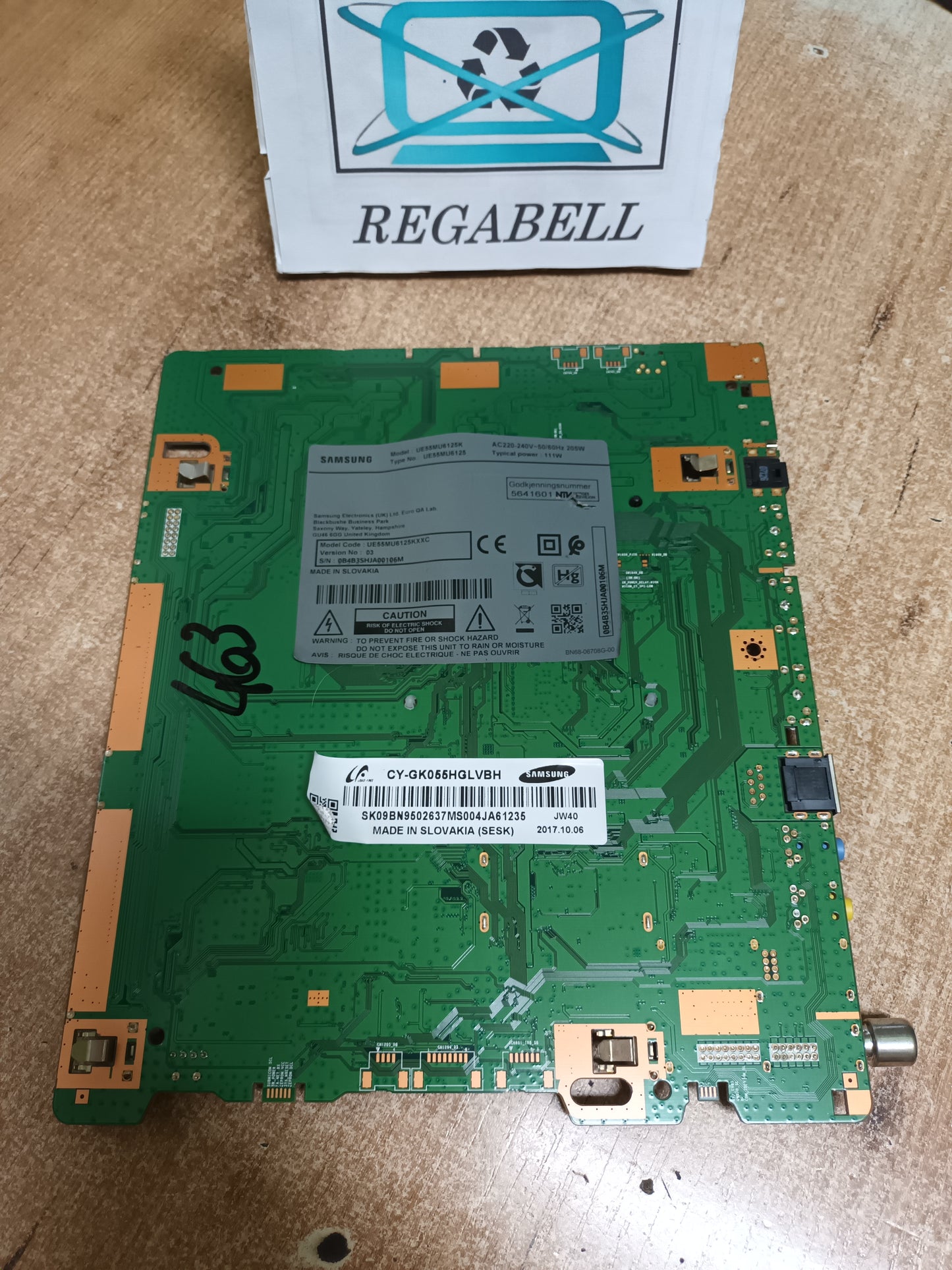 BN94-12645A, PLACA MAIN SAMSUNG UE55MU6125K