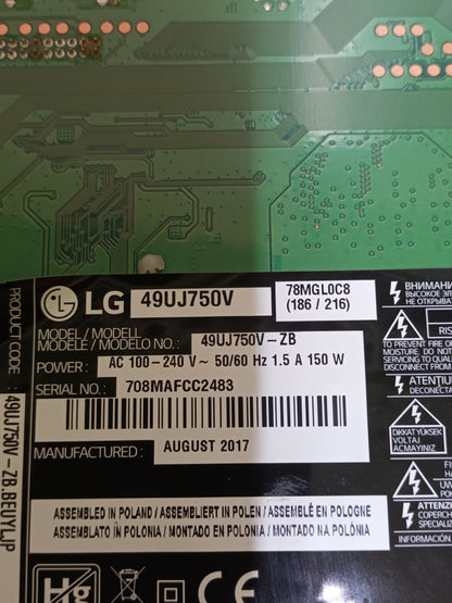 EAX67187601(1.7), FUENTE DE TV LG49UJ750V