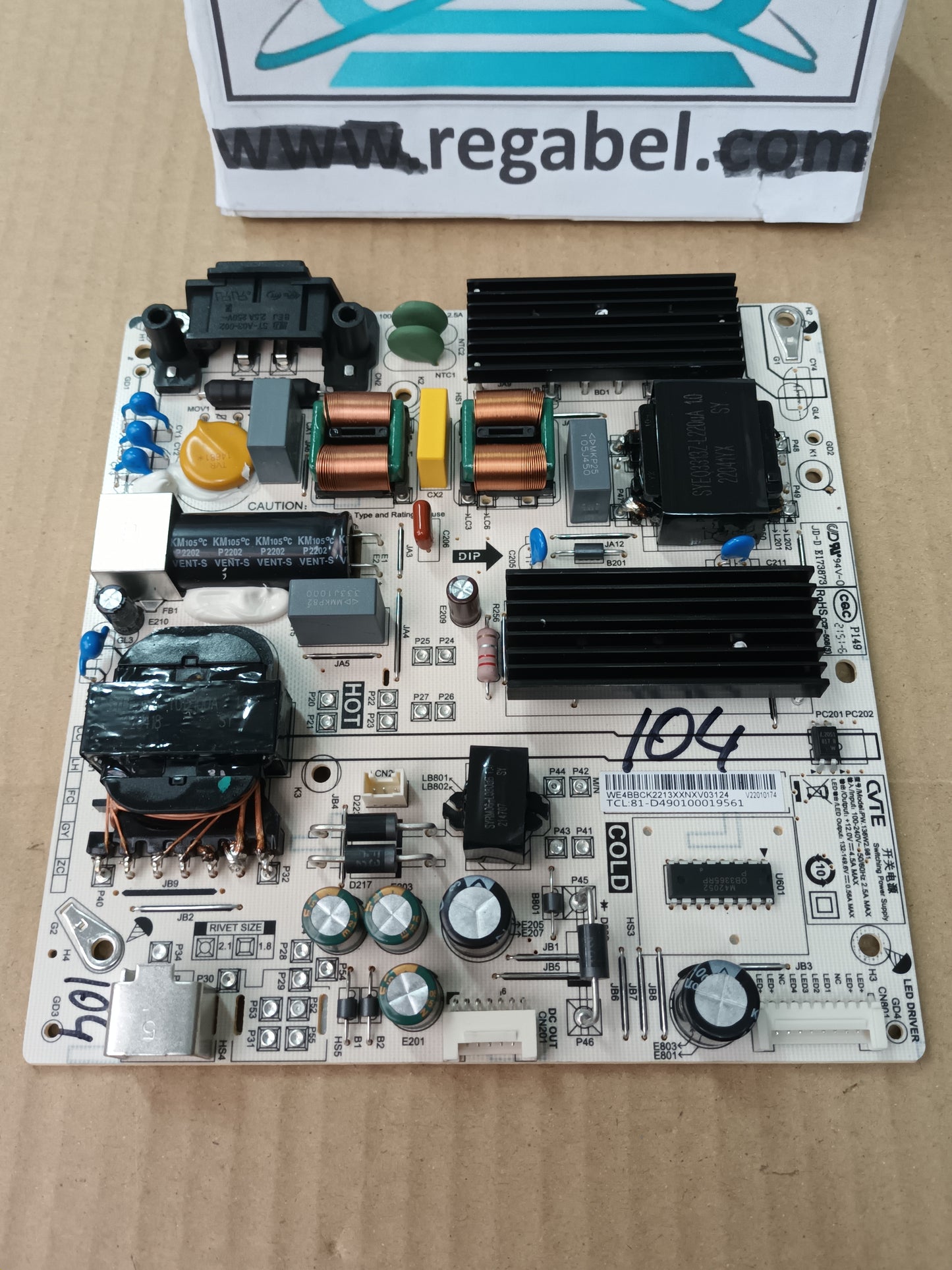 PW.136W2.981, de XIAOMI L55M6-6EAU, NUEVA
