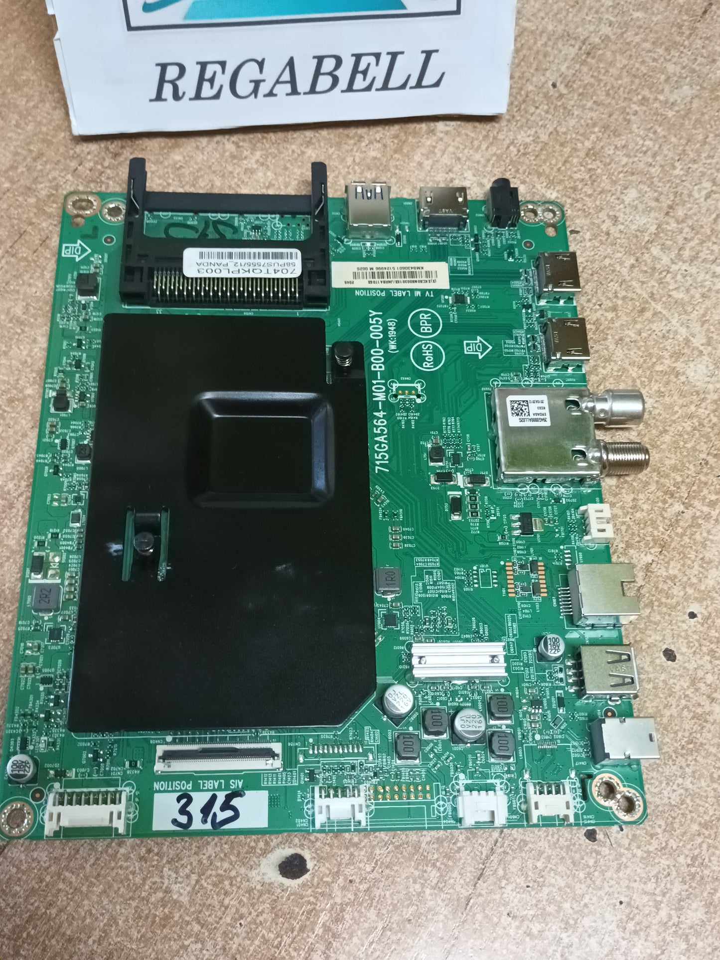 PLACA MAIN, 715GA564-M01-B00-005Y, de tv PHILIPS 58PUS7555/12