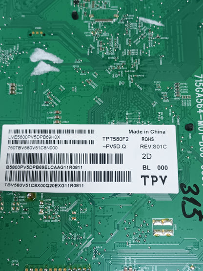 PLACA MAIN, 715GA564-M01-B00-005Y, de tv PHILIPS 58PUS7555/12