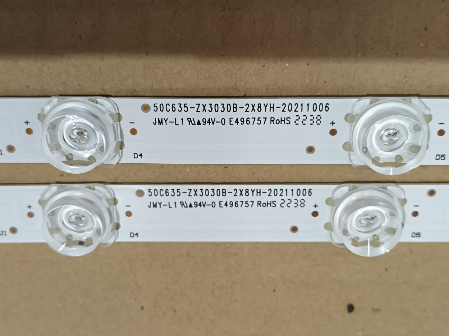Kit 4 tiras LED de tv  TCL 50C635