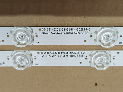 Kit 4 tiras LED de tv  TCL 50C635