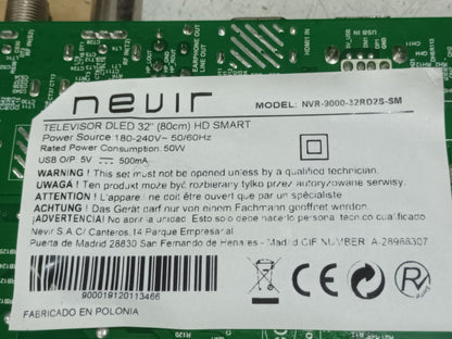 Kit 2 tiras LED NEVIR NVR-9000-32RD2S-SM