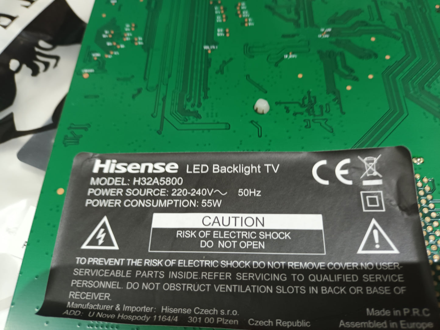 Soporte TV HISENSE H32A5800 (ref-246)