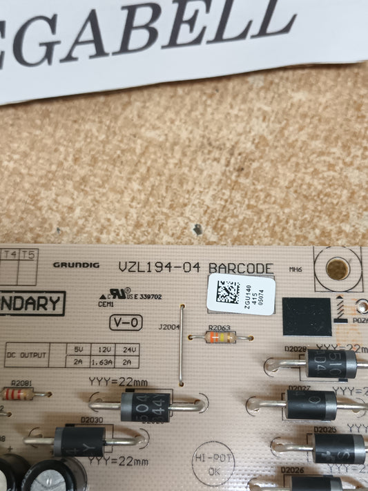 VZL194-04, DE TV GRUNDIG 32VLE4304BF, (REF-84)
