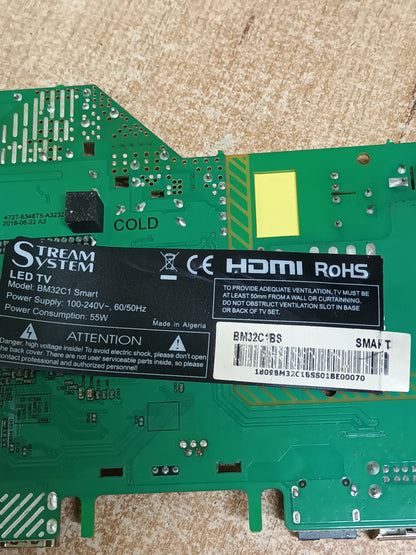 placa main, MSD6S348-T5C2, desmontada DE TV STREAM SYSTEM BM32C1 SMART