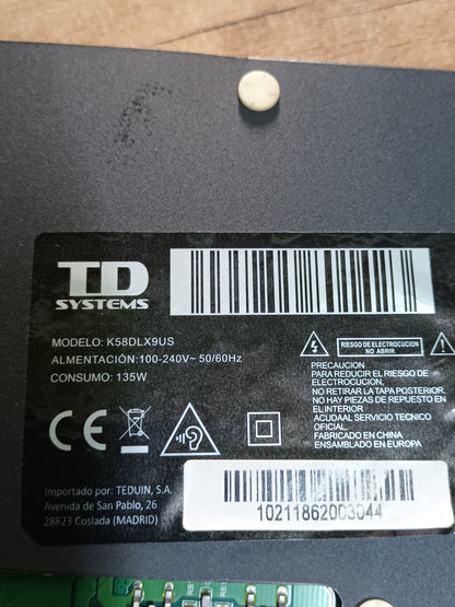 soporte de TD SYSTEMS K58DLX9US