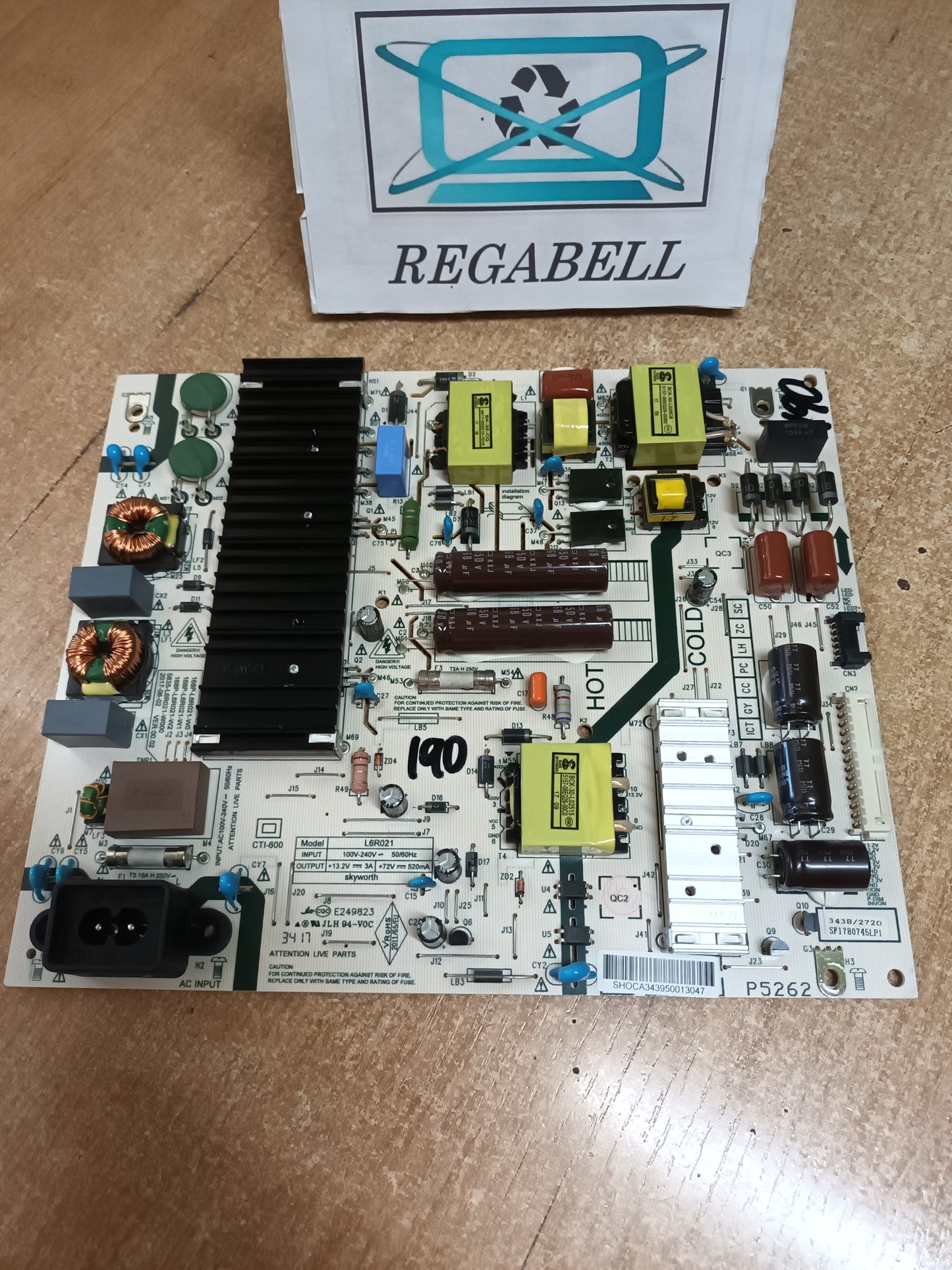 L6R021, FUENTE DE TV LG55UJ620V, (ref-190)