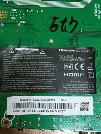 RSAG7.820.11742/ROH, DE TV HISENSE 50A63H