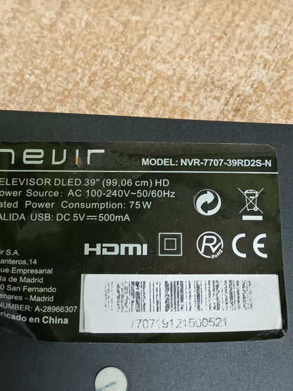 TP.MS3663S.PB802, DE TV NEVIR NVR-7707-39RD2S-N