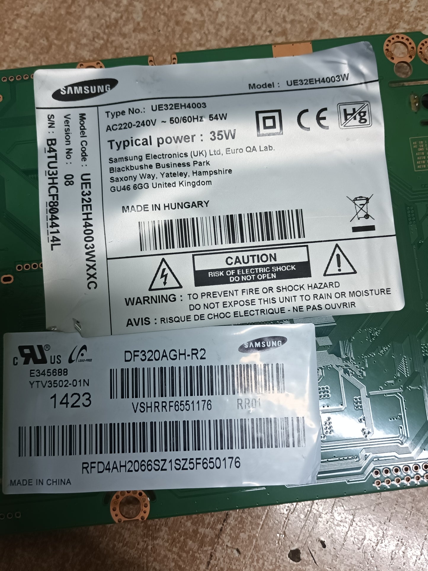 BN94-07925R, de SAMSUNG UE32EH4003W