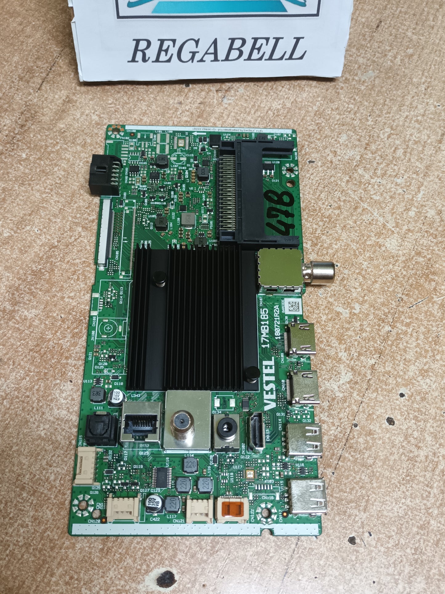 17MB185, 180721R2A, MAIN DE TV TOSHIBA 55UA3D63DG